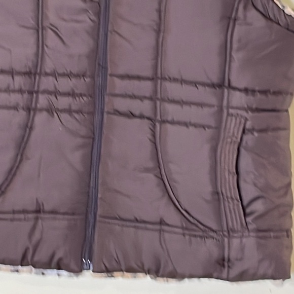 KC Collection Animal Print Reversible Vest Size XL - Picture 7 of 9